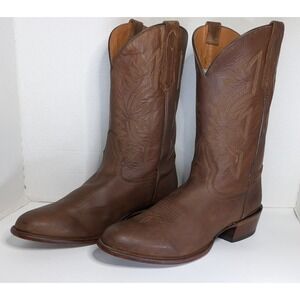 Cody James Men's 13  Leather Western Ranch  Boots  Round Toe Tan Style RC1103-3